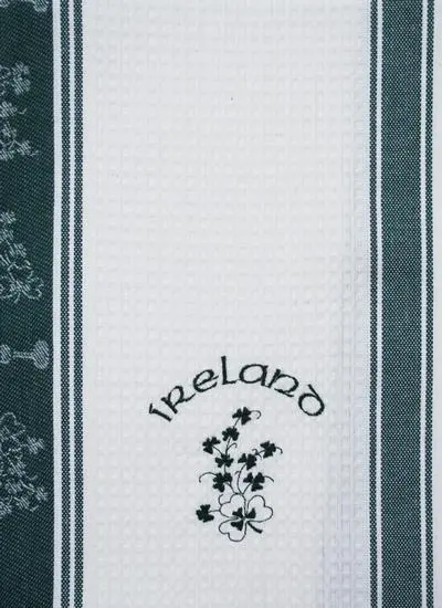 Ireland Embroidered Kitchen Towels Set of 2